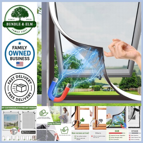Magnetic window screen - magnetic,
